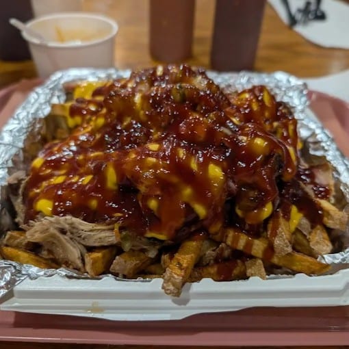 Pork Loaded Fries.