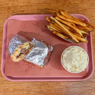 Brisket Mac Wrap Meal