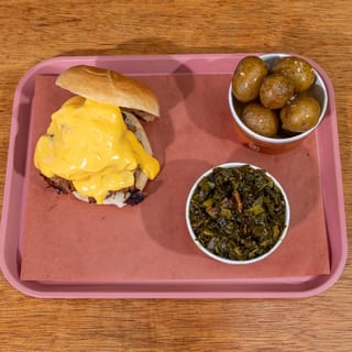 Brisket Cheddar Sandwich Meal